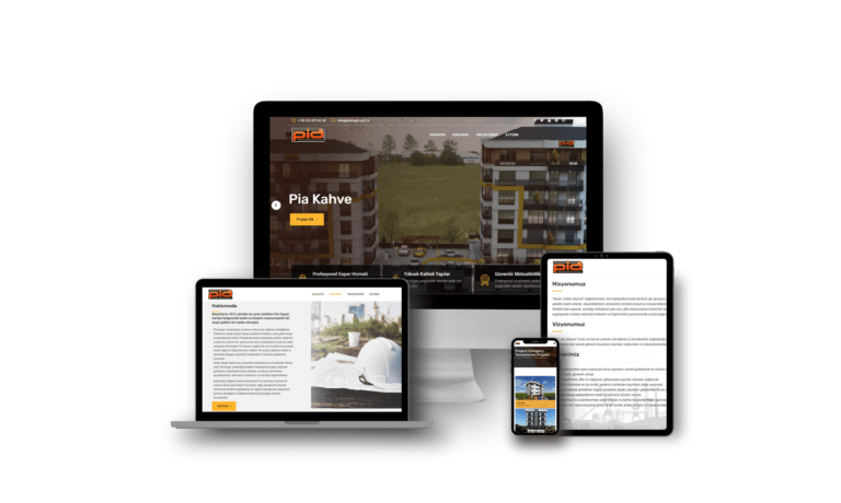 Pia İnşaat Web Tasarım